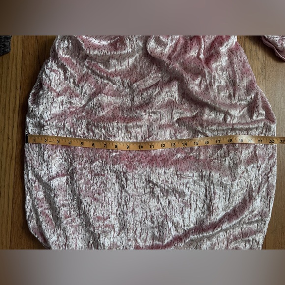 70s Vintage Pink and Gold Velvet Gown Sz M - Picture 8 of 8